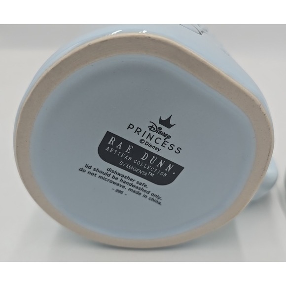 Rae Dunn Disney Princess Iridescent‎ Cinderella Bibbidi Bobbidi Boo Topper Mug - Picture 8 of 8